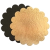 Image de Support à gâteau cannelé ø 24 cm 5 pcs Or/Noir
