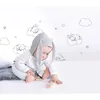 Image de Lilipinso - BUNNY - Stickers muraux - Lapins, nuages et Ã©toiles - Gris