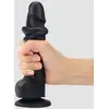 Image de Gode ventouse réaliste Sliding Skin noir M