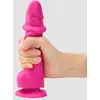 Image de Gode ventouse réaliste Sliding Skin rose M