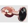 Image de Plug Anal Métal Diamant Noir S