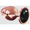 Image de Plug Anal Métal Diamant Noir L