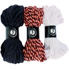 Image de Fil Halloween 3 x 10 m Blanc-Orange/Noir-Noir