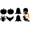 Image de Décoration Halloween à gratter 8 pcs