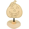 Image de Marque-Place en bois 10 x 6 cm Citrouille