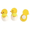 Image de Stickers bois dÃ©corÃ© poussins DÃ©co de PÃ¢ques 10 piÃ¨ces