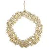 Image de Couronne de noel en bois dÃ©coupÃ© 35 cm de diamÃ¨tre - MegaCrea DIY