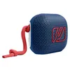 Image de Enceinte Bluetooth Portable Muse 5W avec Bass Boost Â¿ Autonomie 5h, Couplage StÃ©rÃ©o A2DP, Fonction Mains Libres, PortÃ©e 10 m, IPX4 RÃ©sistante aux Ãclaboussures, Dragonnes Incluses Â¿ Bleu