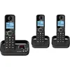 Image de TÃLÃPHONE FIXE SANS FIL ALCATEL F860 VOICE TRIO NOIR