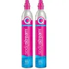 Image de Sodastream - Lot de 2 cylindres de gaz co2 60l quick connect pour machine à gazéifier 2 x cylindre quick connect