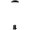 Image de Suspension Ã Douille Vintage E27 Noir DorÃ©