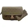 Image de Sacoche Chabrand  Mini-Sacoche Toile Enduite Cuir - Olive P30609029