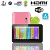 Image de Tablette Tactile Android 7 pouces 6.0 Quad Core 1.3Ghz Wifi Bluetooth 16Go Rose YONIS