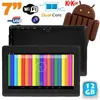 Image de Tablette Tactile Android 4.4 Kitkat 7 Pouces Dual Core Dual Cam Flash Noire 12Go - YONIS