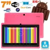 Image de Tablette Tactile Android 4.4 Kitkat 7 Pouces Dual Core Dual Cam Flash Rose 8 Go - YONIS