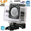 Image de Mini CamÃ©ra Sport HD 720P Ãtanche 30M 1.5' Photos VidÃ©o Angle 140Â° Argent 64 Go YONIS