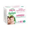 Image de Couches hypoallergéniques Love&Green T6 + 15 kg x34