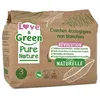 Image de Love And Green Couches HypoallergÃ©niques Non Blanchies Pure Nature - CertifiÃ©es Ecolabel T3 X 42 (4 A 9 Kilos)