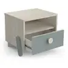 Image de Table de Chevet - Demeyere - Ilian - Beige - 1 Tiroir - Style Scandinave