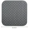Image de MSV Tapis Fond de douche antid?rapant Caoutchouc CLASS 54x54cm Gris