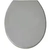 Image de Abattant wc pp gris charnieres plastiques