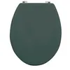 Image de MSV Abattant WC MDF CL?O Vert Fonc? Mat - Charni?res en Inox