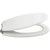 Image de Abattant wc - Blanc - CharniÃ¨res inox - MDF SPIRELLA