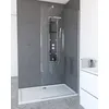 Image de Paroi de Douche Ã  l'italienne en verre AURLANE Parma 2 Light Transparente 90x200cm