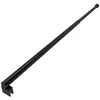 Image de Barre de fixation extensible 70-100cm noir mat pour douche a l'italienne - fixation murale