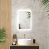 Image de Miroir salle de bain avec eclairage LED - 40x60cm - GO LED