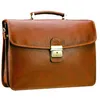 Image de Cartable Katana Cuir de Vachette Gras 2 soufflets K 31022 - Gold