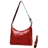 Image de Sac Ã  main/ Besace Katana en cuir de Vachette collet K 82362 - Rouge