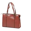 Image de Sac shopping en cuir de Vachette collet K 82132 - Marron