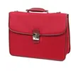 Image de Cartable Katana Nylon Garni Cuir de Vachette K16042 - Rouge