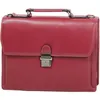 Image de Cartable Katana 1 soufflet Cuir de Vachette grainÃ© K 69326 - Rouge