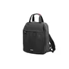Image de Sac Ã  dos Katana en toile garnie Cuir de Vachette K6559 - Noir