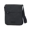 Image de Pochette Katana portÃ©e travers en toile garni Cuir de Vachette 6568 - Noir