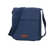 Image de Pochette Katana portÃ©e travers en toile garni Cuir de Vachette 6568 - Bleu