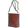 Image de Sac Ã  main/ Besace Katana en cuir de Vachette collet K 82596 - Chocolat
