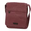 Image de Pochette Katana portÃ©e travers en toile garni Cuir de Vachette 6568 - Bordeaux