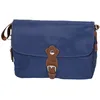 Image de Besace Katana Nylon garni croÃ»te de cuir de vachette K 29301 - Gris