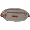 Image de Banane Katana en Toile garnie Cuir de Vachette 6502 - Marron