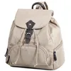 Image de Sac Ã  dos Katana Nylon garni croÃ»te de cuir de vachette K 29306 - Beige