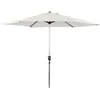 Image de Parasol Jardin Droit Alu Sol - Rond - Ã 3m - Ecru
