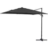 Image de Parasol Jardin DÃ©portÃ© Alu Sun 3 - CarrÃ© - 3 X 3 M - Noir