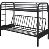 Image de Lit mezzanine "POLO" - 90 x 190 cm - Noir