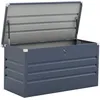 Image de Coffre De Jardin MÃ©tal Store - 480 L - 132 X 61 X 60 Cm - Gris
