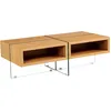 Image de Table basse "Milano" - 120 x 60 x 40 cm - Finition chÃªne