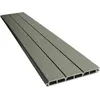 Image de Lot de 6 lames composite de clÃ´ture - L160 cm x l25.8cm x Ã©p. 2cm - Gris