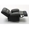 Image de Fauteuil relax Buckingham - 85 x 93 x 100 cm - Noir / Gris foncÃ©